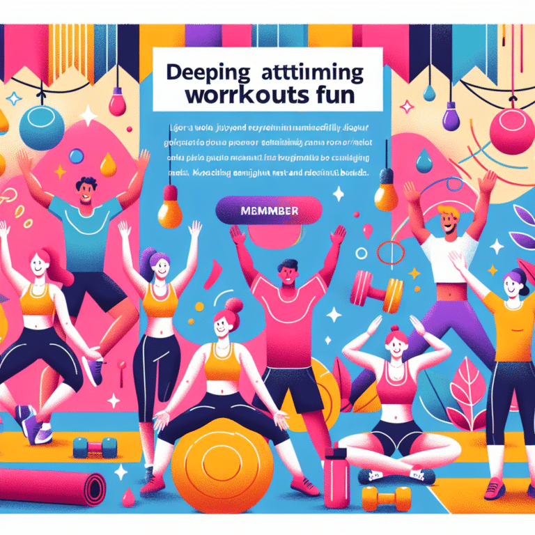  "Keeping Workouts Fun for Beginners