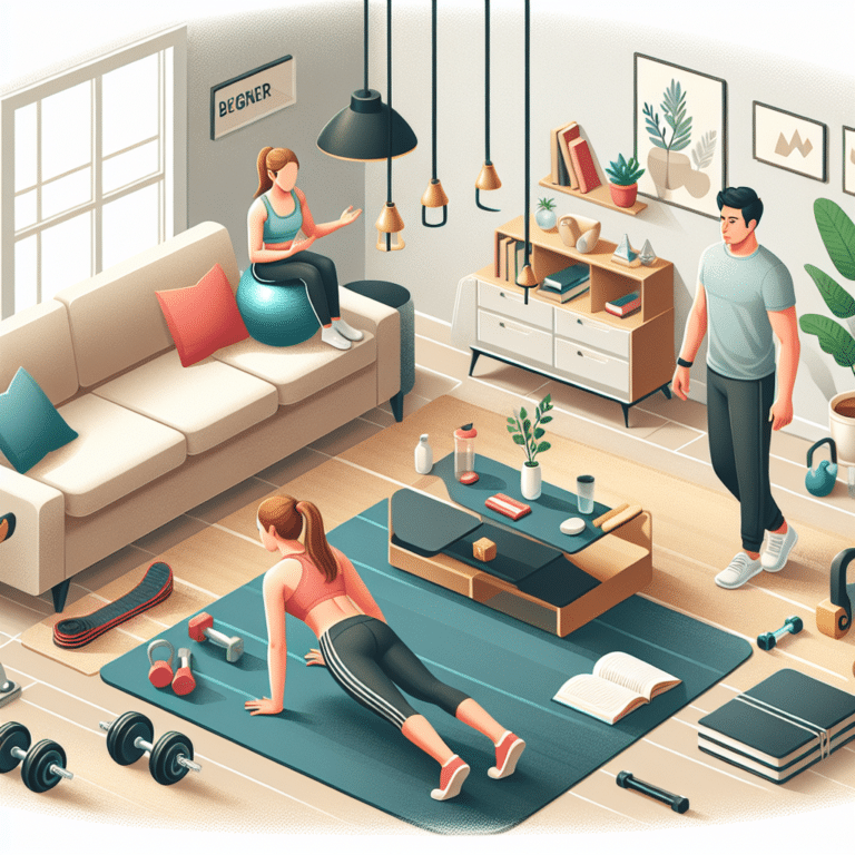A Beginner's Journey to Full-Body Fitness at Home