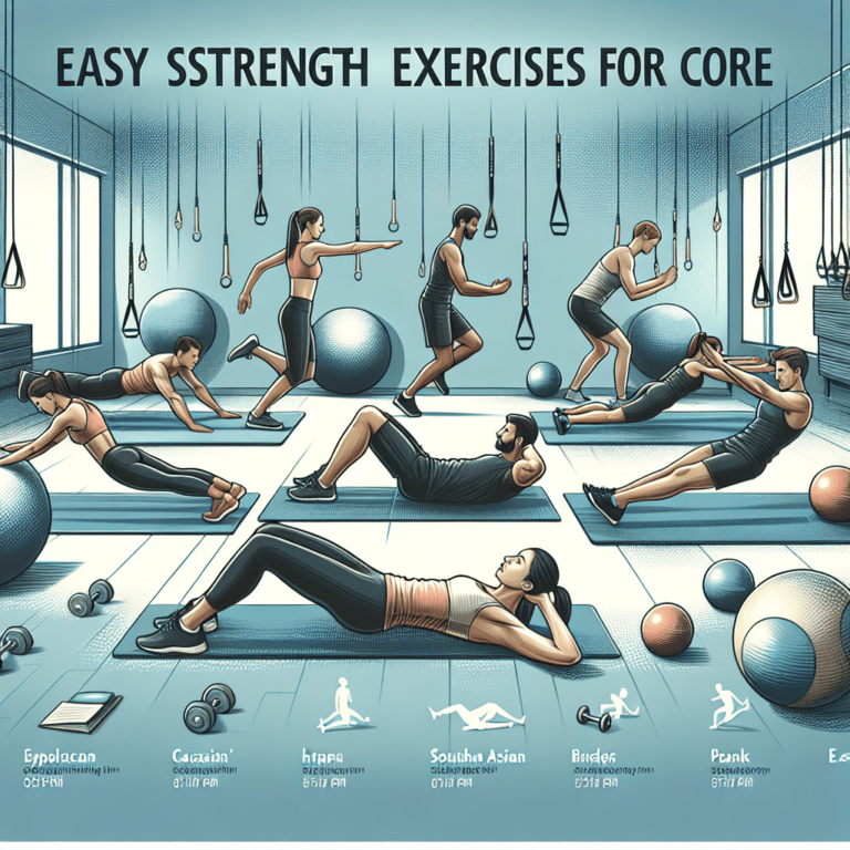 Easy Strength Exercises for Core